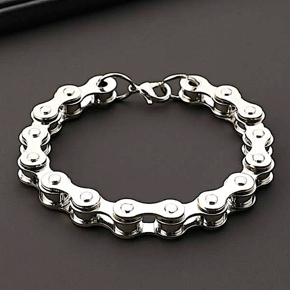 Other - STAINLESS STEEL BIKE CHAIN BRACELET
